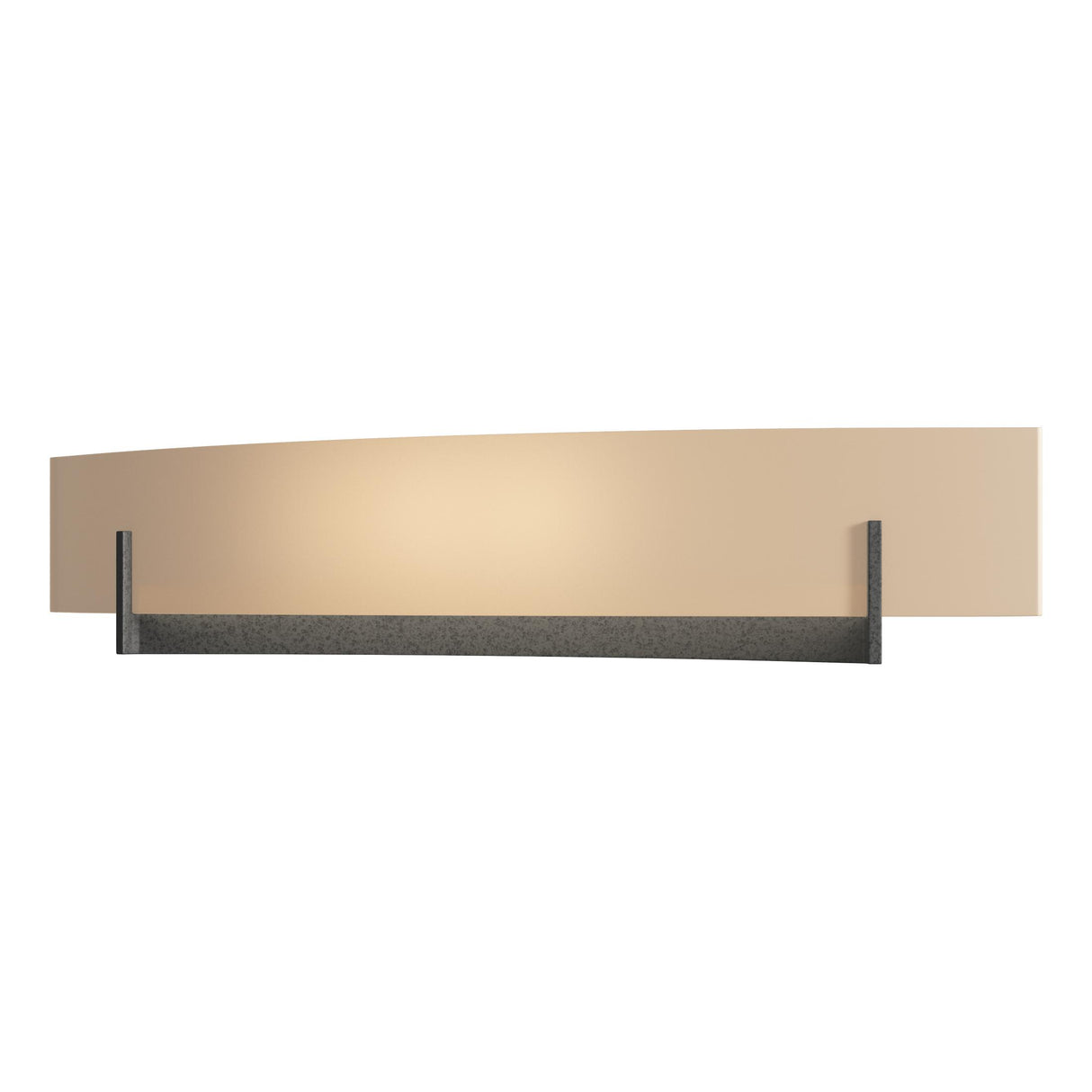 Hubbardton Forge 2011 Natural Iron Sand Glass (SS) Axis Large Sconce