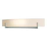 Hubbardton Forge 2011 Vintage Platinum White Art Glass (BB) Axis Large Sconce