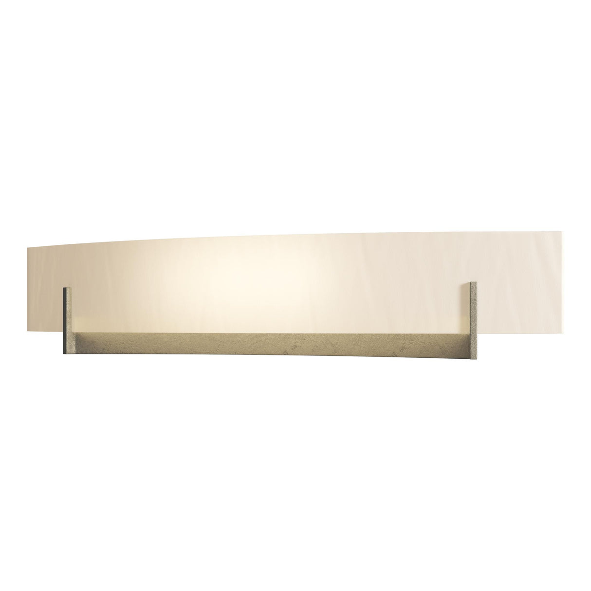 Hubbardton Forge 2011 Soft Gold White Art Glass (BB) Axis Large Sconce
