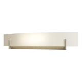 Hubbardton Forge 2011 Soft Gold Opal Glass (GG) Axis Large Sconce