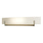 Hubbardton Forge 2011 Soft Gold Opal Glass (GG) Axis Large Sconce
