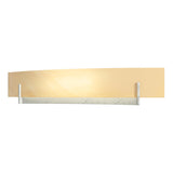 Hubbardton Forge 2011 Sterling Amber Swirl Glass (AA) Axis Large Sconce