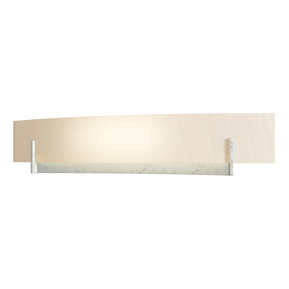 Hubbardton Forge 2011 Sterling White Art Glass (BB) Axis Large Sconce