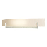Hubbardton Forge 2011 Sterling White Art Glass (BB) Axis Large Sconce
