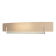 Hubbardton Forge 2011 Sterling Sand Glass (SS) Axis Large Sconce
