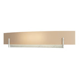 Hubbardton Forge 2011 Sterling Sand Glass (SS) Axis Large Sconce