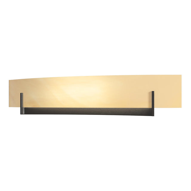 Hubbardton Forge 2011 Oil Rubbed Bronze Amber Swirl Glass (AA) Axis Large Sconce