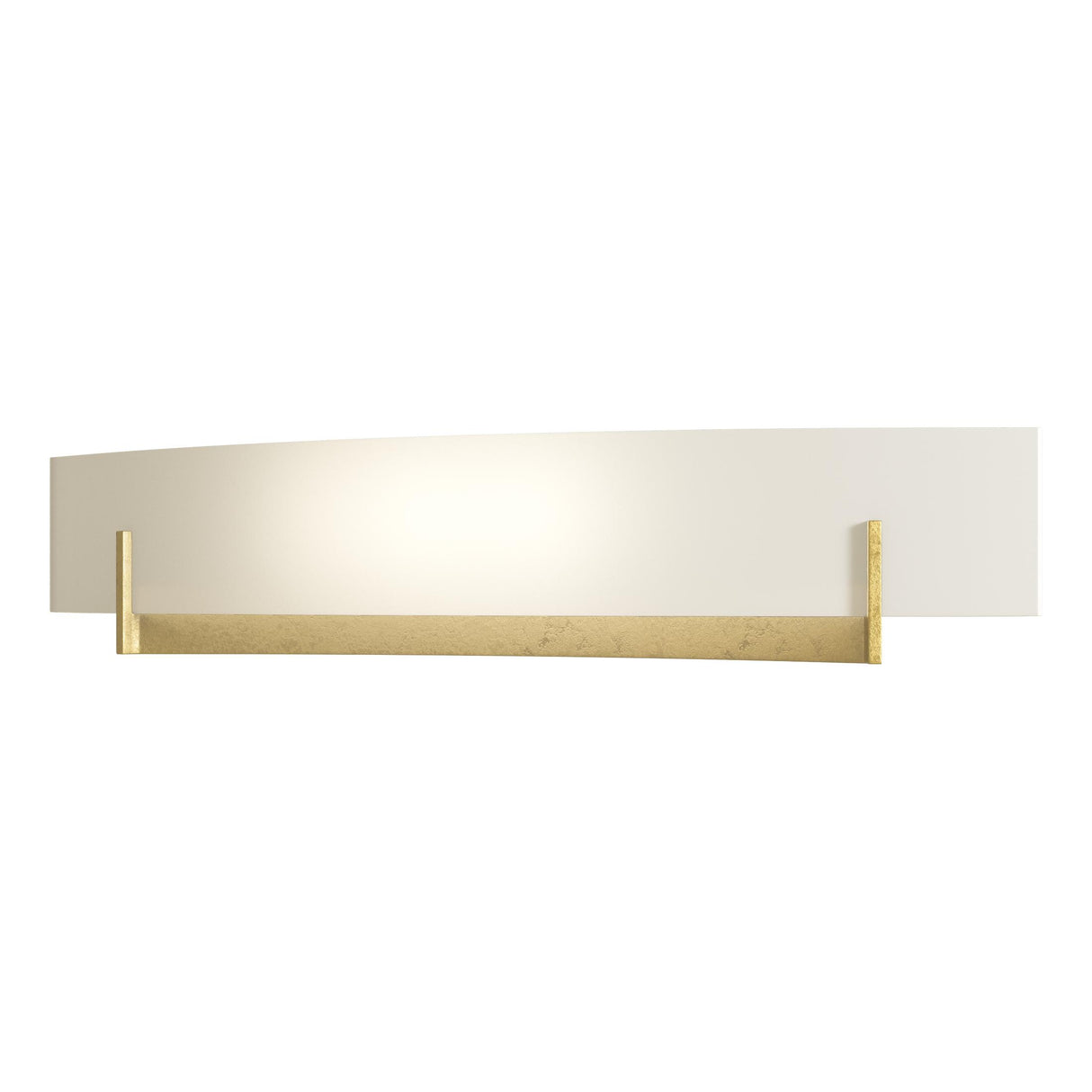 Hubbardton Forge 2011 Modern Brass Opal Glass (GG) Axis Large Sconce