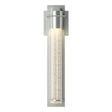 Hubbardton Forge 2013 Vintage Platinum Seeded Clear Glass (II) Airis Small Sconce