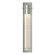 Hubbardton Forge 2013 Sterling Seeded Clear Glass (II) Airis Sconce