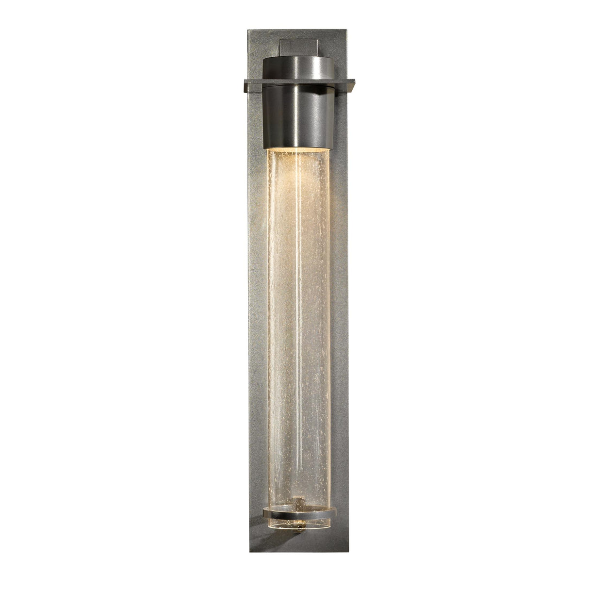 Hubbardton Forge 2013 Sterling Seeded Clear Glass (II) Airis Sconce