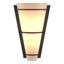 Hubbardton Forge 2001 Natural Iron Opal Glass (GG) Suspended Half Cone Sconce