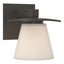 Hubbardton Forge 2010 Dark Smoke Opal Glass (GG) Wren 1 Light Sconce