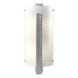Hubbardton Forge 2006 Vintage Platinum White Art Glass (BB) Forged Vertical Bar Sconce