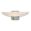 Hubbardton Forge 2005 Sterling Opal Glass (GG) Oval Impressions Sconce