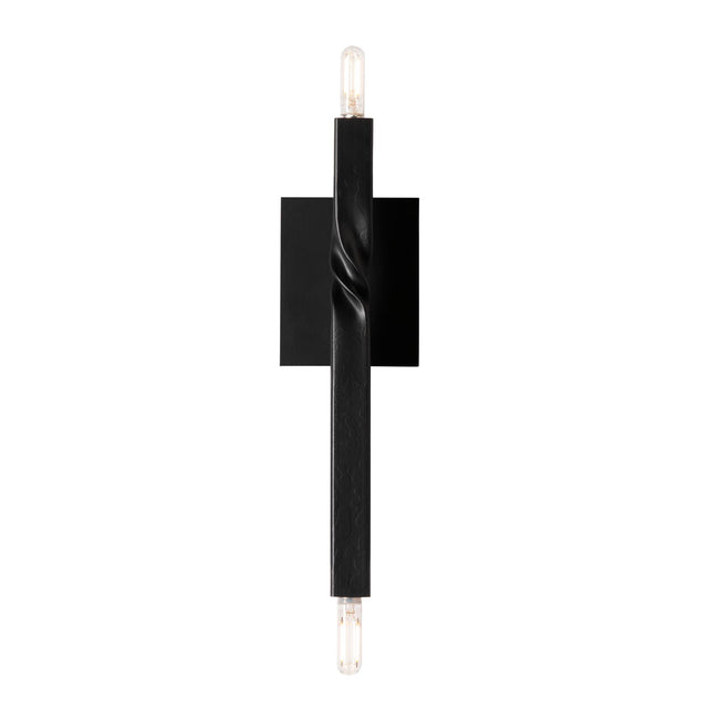 Hubbardton Forge 2022 Black Helix Sconce
