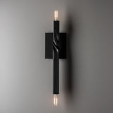 Hubbardton Forge 2022 Black Helix Sconce