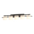 Hubbardton Forge 2009 Dark Smoke Opal Glass (GG) Arc Ellipse 5 Light Sconce