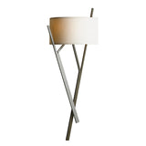 Hubbardton Forge 2015 Dark Smoke Flax Shade (SE) Arbo Sconce