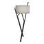 Hubbardton Forge 2015 Black Natural Anna Shade (SF) Arbo Sconce