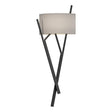 Hubbardton Forge 2015 Black Flax Shade (SE) Arbo Sconce