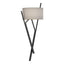 Hubbardton Forge 2015 Black Flax Shade (SE) Arbo Sconce