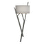 Hubbardton Forge 2015 Natural Iron Natural Anna Shade (SF) Arbo Sconce