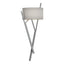 Hubbardton Forge 2015 Vintage Platinum Natural Anna Shade (SF) Arbo Sconce
