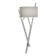 Hubbardton Forge 2015 Sterling Natural Anna Shade (SF) Arbo Sconce
