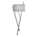 Hubbardton Forge 2015 Sterling Natural Anna Shade (SF) Arbo Sconce