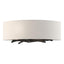 Hubbardton Forge 2011 Black Flax Shade (SE) Brindille Sconce