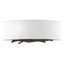 Hubbardton Forge 2011 Natural Iron Natural Anna Shade (SF) Brindille Sconce