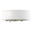 Hubbardton Forge 2011 Vintage Platinum Natural Anna Shade (SF) Brindille Sconce