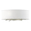 Hubbardton Forge 2011 Sterling Natural Anna Shade (SF) Brindille Sconce