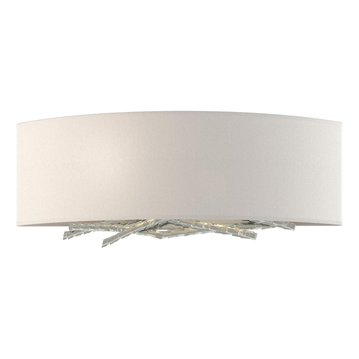 Hubbardton Forge 2011 Sterling Flax Shade (SE) Brindille Sconce