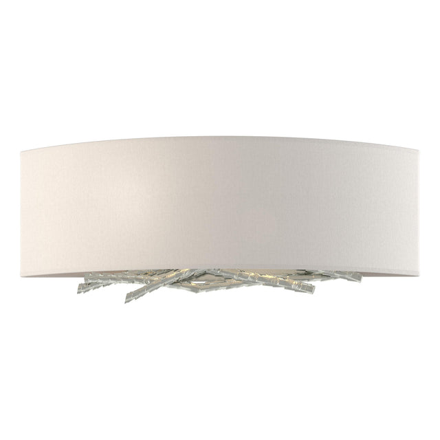Hubbardton Forge 2011 Sterling Flax Shade (SE) Brindille Sconce