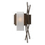 Hubbardton Forge 2012 Bronze Opal Glass (GG) Left Brindille Sconce