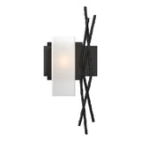 Hubbardton Forge 2012 Black Opal Glass (GG) Left Brindille Sconce