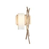 Hubbardton Forge 2012 Soft Gold Opal Glass (GG) Left Brindille Sconce