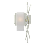Hubbardton Forge 2012 Sterling Opal Glass (GG) Left Brindille Sconce