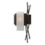 Hubbardton Forge 2012 Oil Rubbed Bronze Opal Glass (GG) Left Brindille Sconce