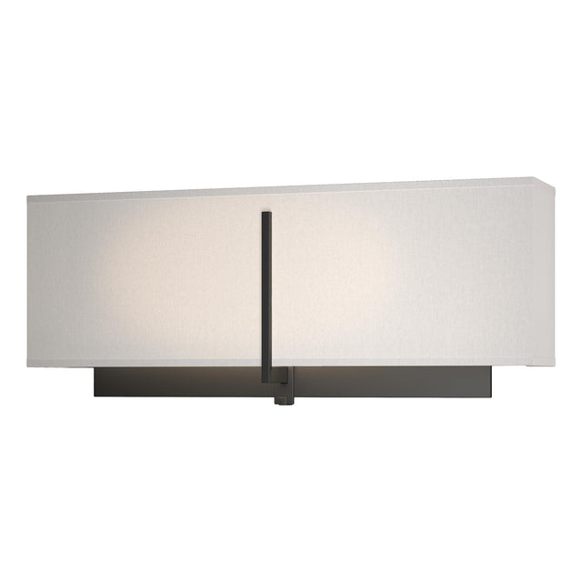 Hubbardton Forge 2014 Black Flax Shade (SE) Exos Rectangular Sconce