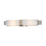 Hubbardton Forge 2014 Vintage Platinum Opal Glass (GG) Oceanus 2 Light Sconce