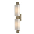 Hubbardton Forge 2014 Soft Gold Opal Glass (GG) Oceanus 2 Light Sconce