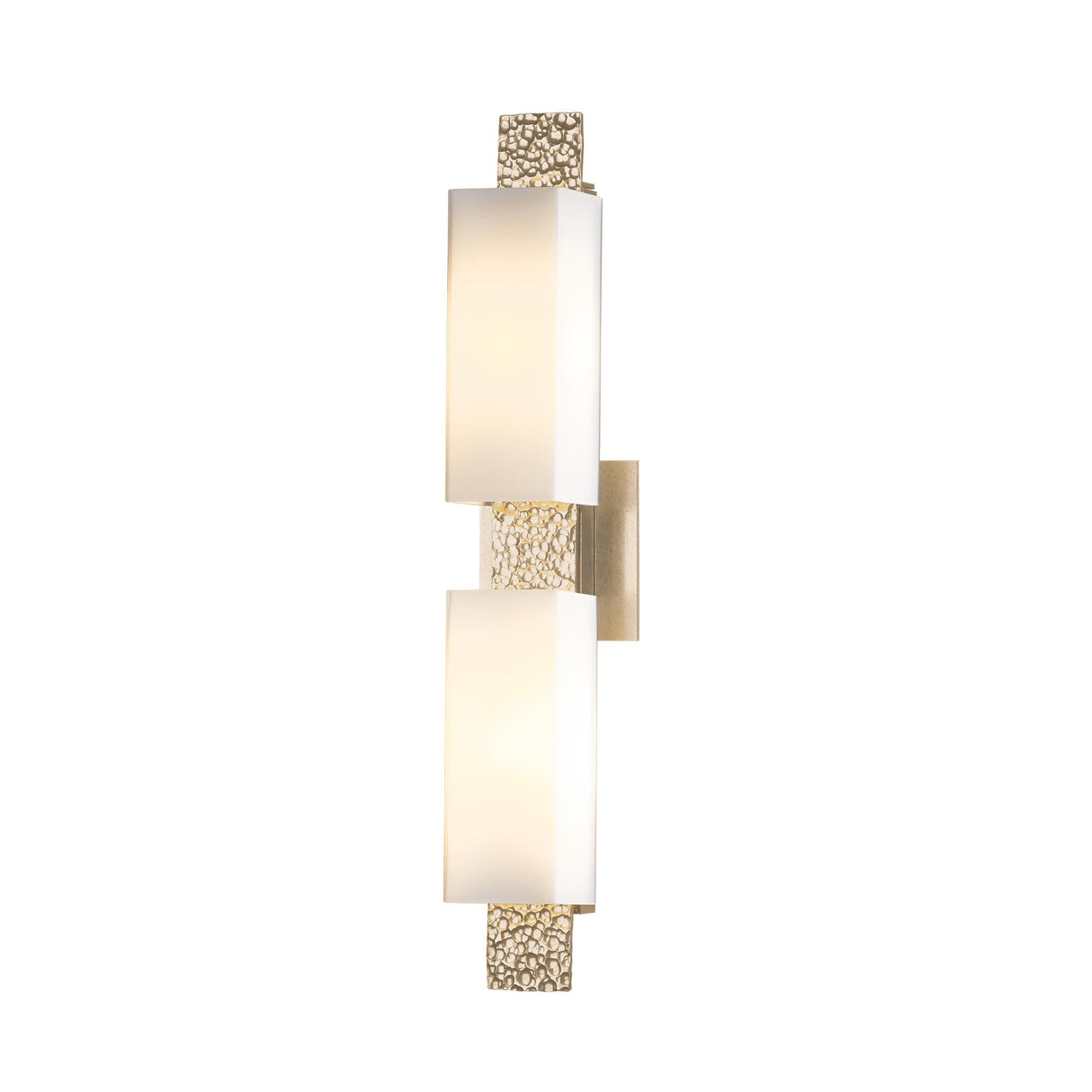Hubbardton Forge 2014 Soft Gold Opal Glass (GG) Oceanus 2 Light Sconce