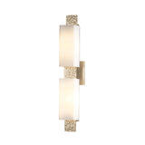 Hubbardton Forge 2014 Soft Gold Opal Glass (GG) Oceanus 2 Light Sconce