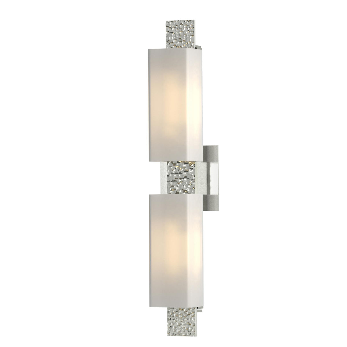 Hubbardton Forge 2014 Sterling Opal Glass (GG) Oceanus 2 Light Sconce