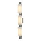 Hubbardton Forge 2014 Sterling Opal Glass (GG) Oceanus 3 Light Sconce