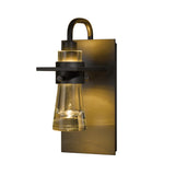 Hubbardton Forge 2012 Dark Smoke Clear Glass (ZM) Erlenmeyer Sconce