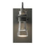 Hubbardton Forge 2012 Natural Iron Clear Glass (ZM) Erlenmeyer Sconce